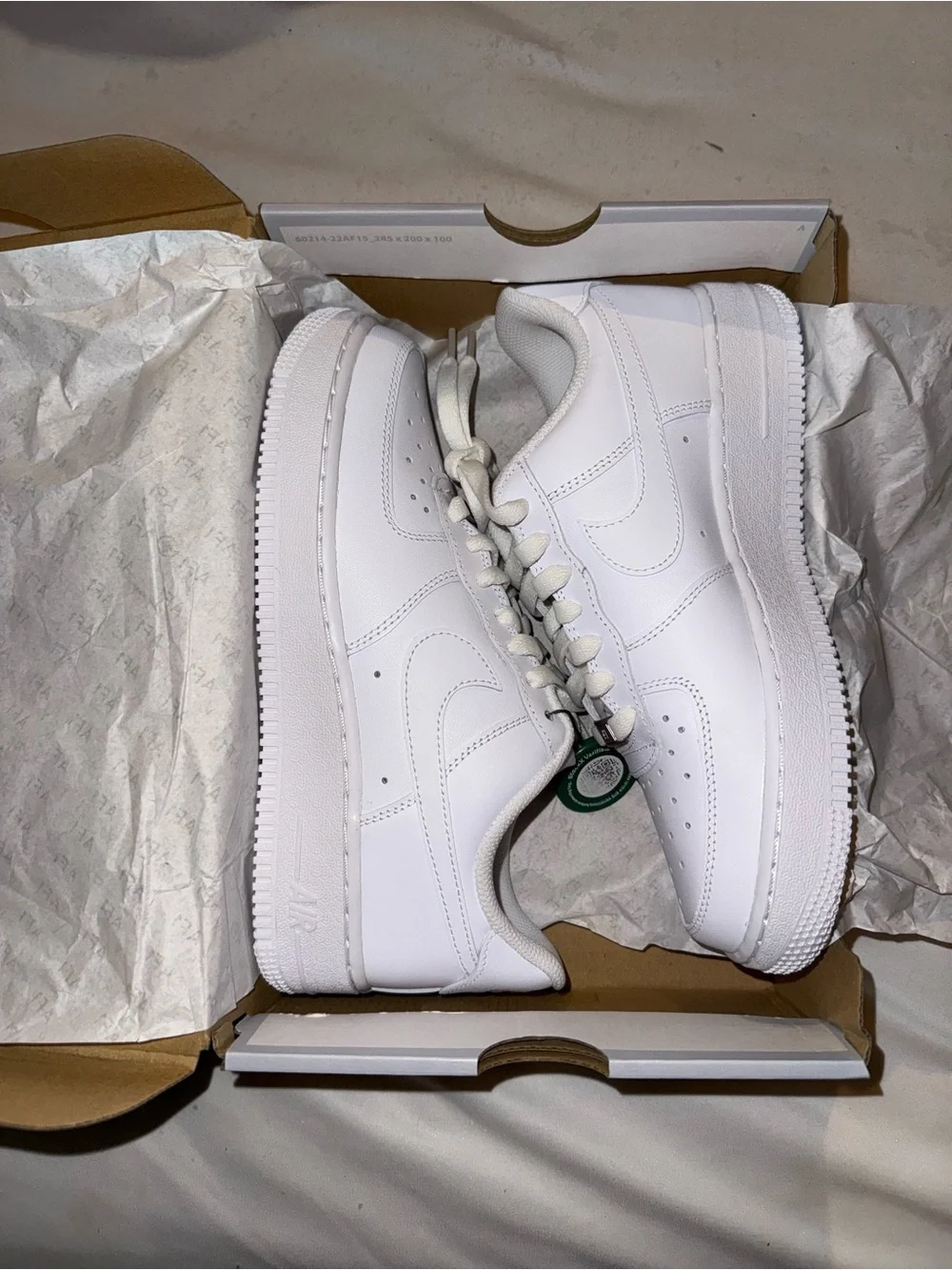 Nike Kids White Low-Top Leather Sneakers